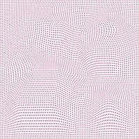 gemakkelijk abstract naadloos roze kleur punt vervormen golvend patroon vector