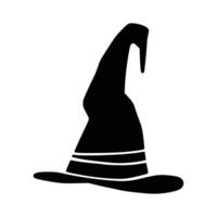 heksen hoed silhouet vector