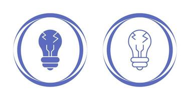 gloeilamp vector pictogram