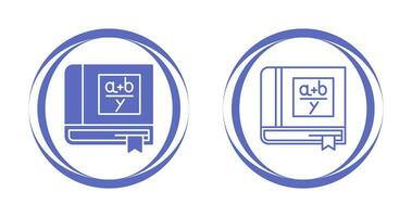 algebra boek vector icoon