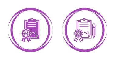 contract vector pictogram