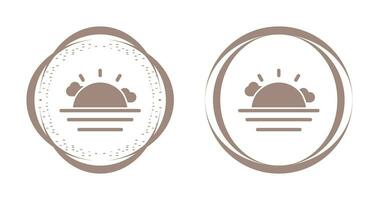 zonsondergang vector pictogram