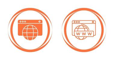 browser vector pictogram