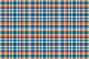 achtergrond controleren naadloos van textiel structuur vector met een Schotse ruit patroon kleding stof plaid.