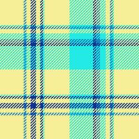 naadloos controleren structuur van patroon textiel achtergrond met een Schotse ruit kleding stof plaid vector. vector