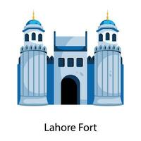 modieus lahore fort vector