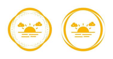 zonsondergang vector pictogram