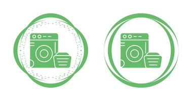 wasmachine vector pictogram