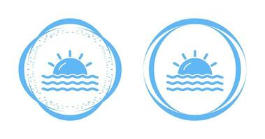 zonsondergang vector pictogram