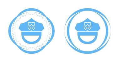Politie hoed vector icoon
