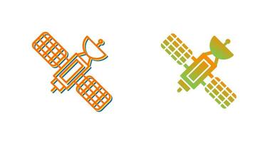 satelliet vector pictogram