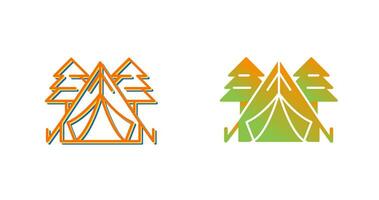 tent vector pictogram