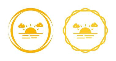 zonsondergang vector pictogram