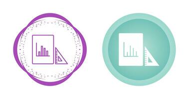 reeks plein en diagram vector icoon