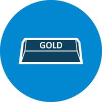 Gouden vector pictogram