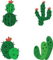 cactus vlak vorm geven aan. vector illustratie