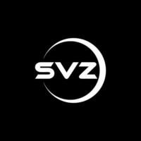 svz brief logo ontwerp, inspiratie voor een uniek identiteit. modern elegantie en creatief ontwerp. watermerk uw succes met de opvallend deze logo. vector