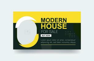 modern huis voor uitverkoop sociaal media miniatuur zakelijke achtergrond sjabloon vector