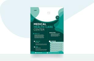 zakelijke folder gezondheidszorg banier Hoes ontwerp medisch brochure ontwerp folder sjabloon vector