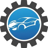 automotive bouwkunde logo vector