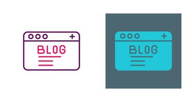 blog vector icoon