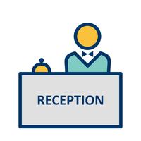 Receptie Vector pictogram