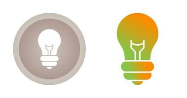 gloeilamp vector pictogram