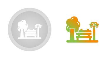 park vector pictogram