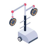 chirurgische operatie lichten vector