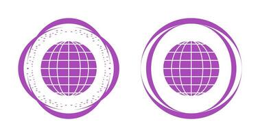 wereldbol vector pictogram