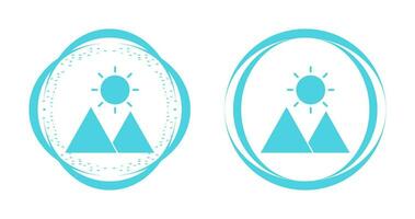 zonnig weer vector pictogram