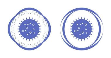 bacterie in glijbaan vector icoon