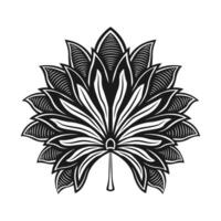Javaans batik bloemen icoon naadloos patroon vector beeld