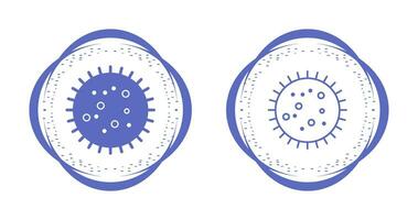 bacterie in glijbaan vector icoon