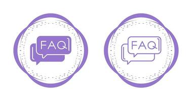 FAQ vector icoon