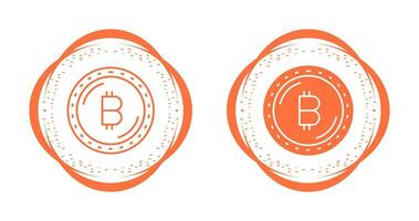 bitcoin valuta vector icoon