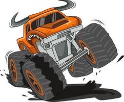 de grote monstertruck Vectorbeelden vector