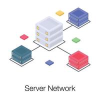 database netwerk concepten vector