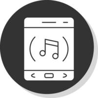 muziek- app vector icoon ontwerp