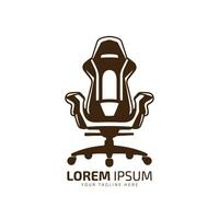 fauteuil, stoel icoon in modieus vlak stijl kantoor stoel logo vector