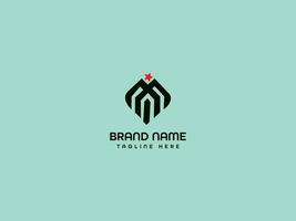 brief logo ontwerp vector