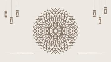 luxe decoratieve mandala ontwerp achtergrond vector