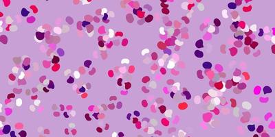 lichtpaars, roze vector sjabloon met abstracte vormen.