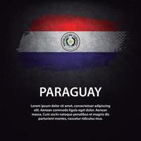 vlagborstel van paraguay vector