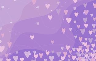 mooie paarse pastel hart achtergrond vector