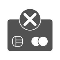 betalingsfout vector pictogram