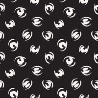 zwart-wit dier luipaard naadloze patroon achtergrond vector