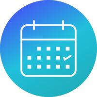 Zakelijke kalender Vector Icon