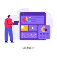 web seo rapport vector
