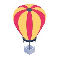 heteluchtballon vector